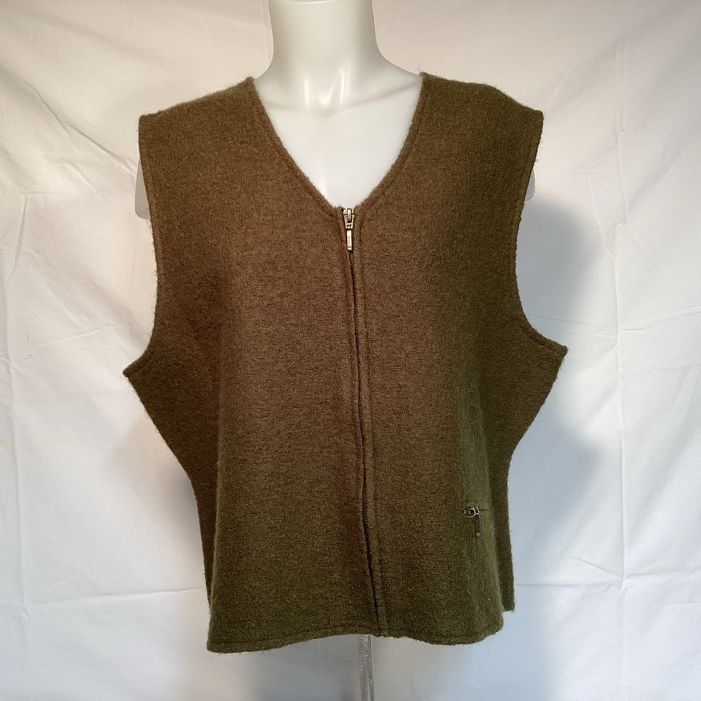 MIXIT Wool vest women’s size XL, olive green